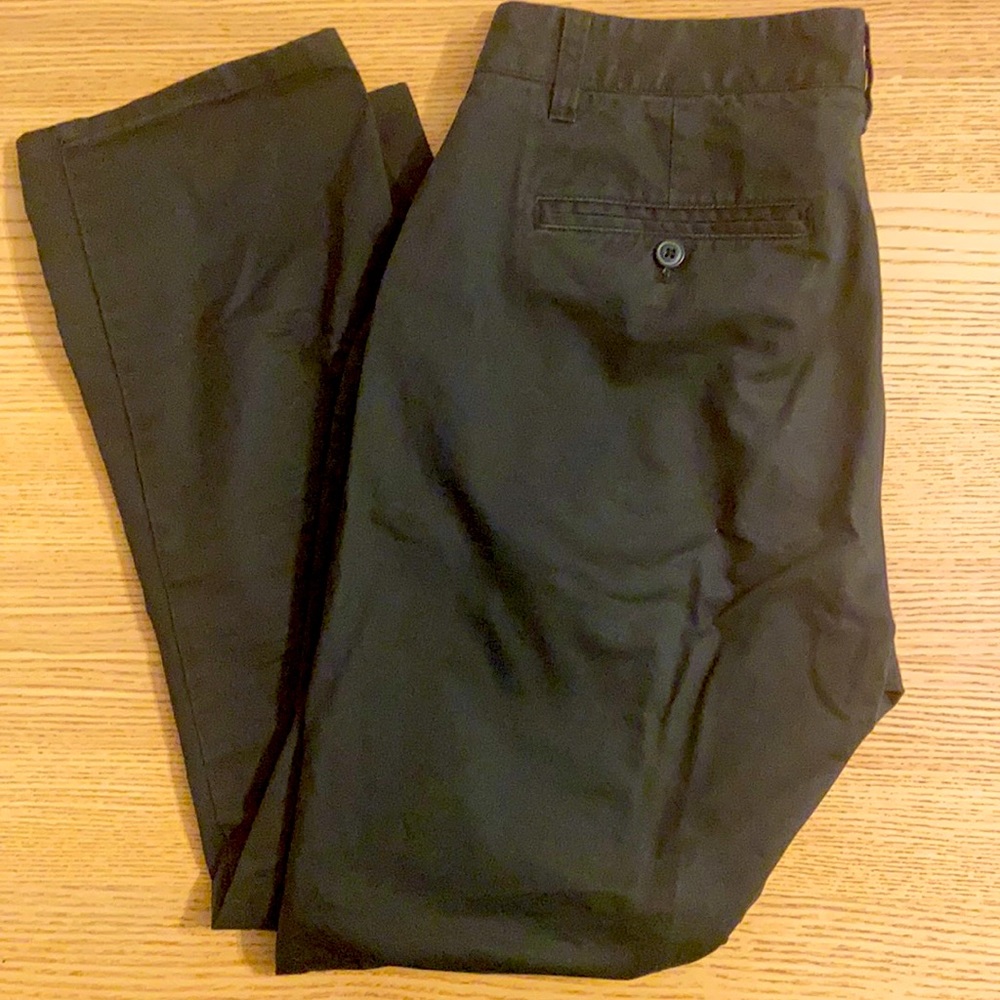 Bonobos tailored chinos, 32 x 28, black.